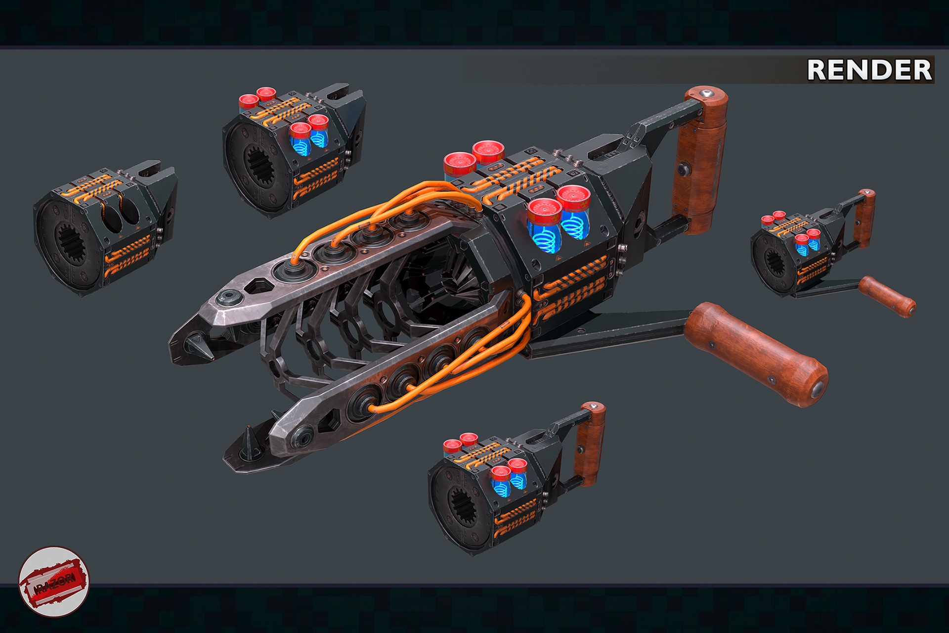 File multimediali per l'articolo Factory Game Tools 3D Models & Icons: 1