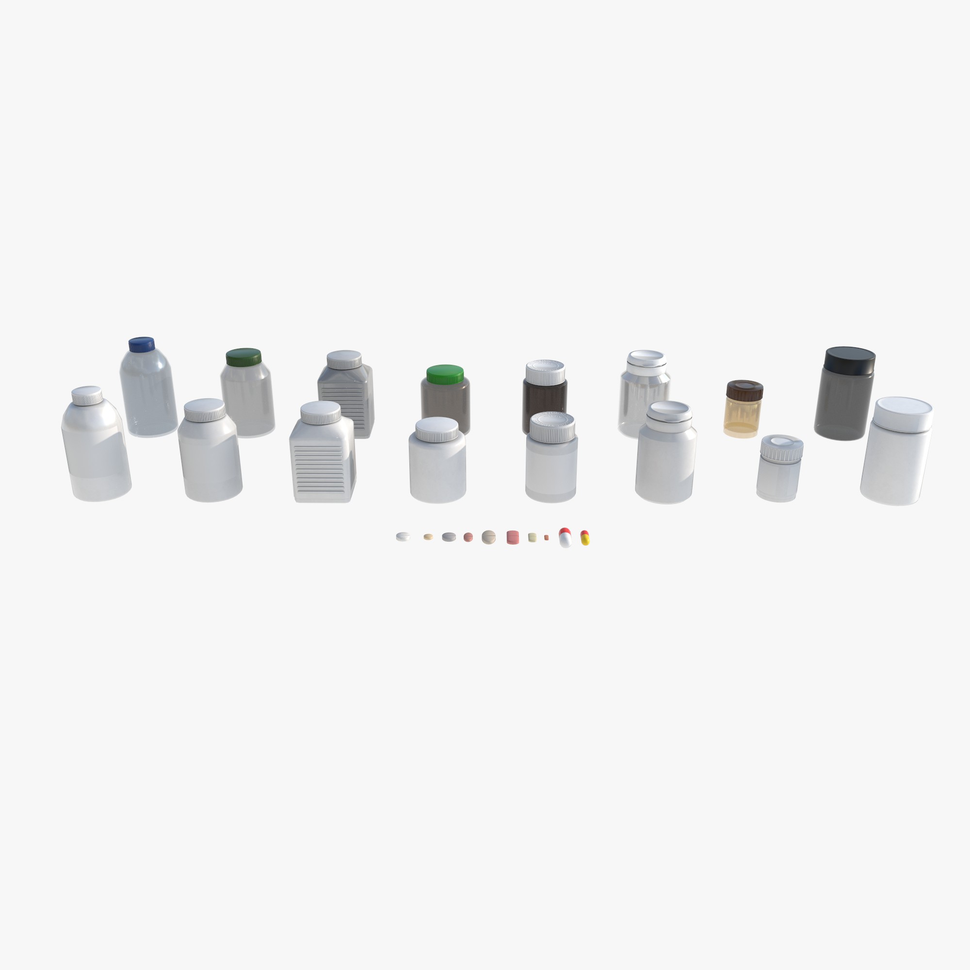 set of pill bottles | Fab