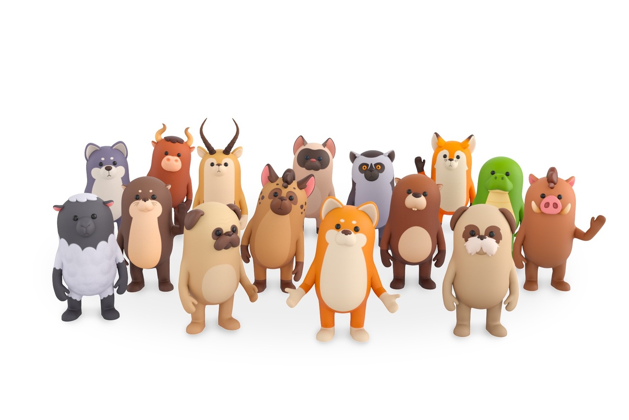 Media 1 for listing Rigged Animal Character Pack