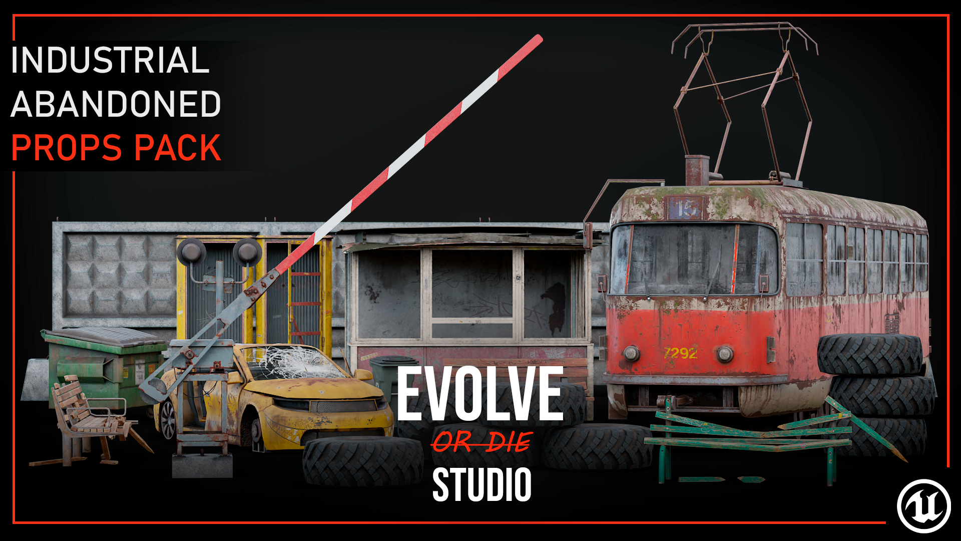 Abandoned Street Props Pack | Fab