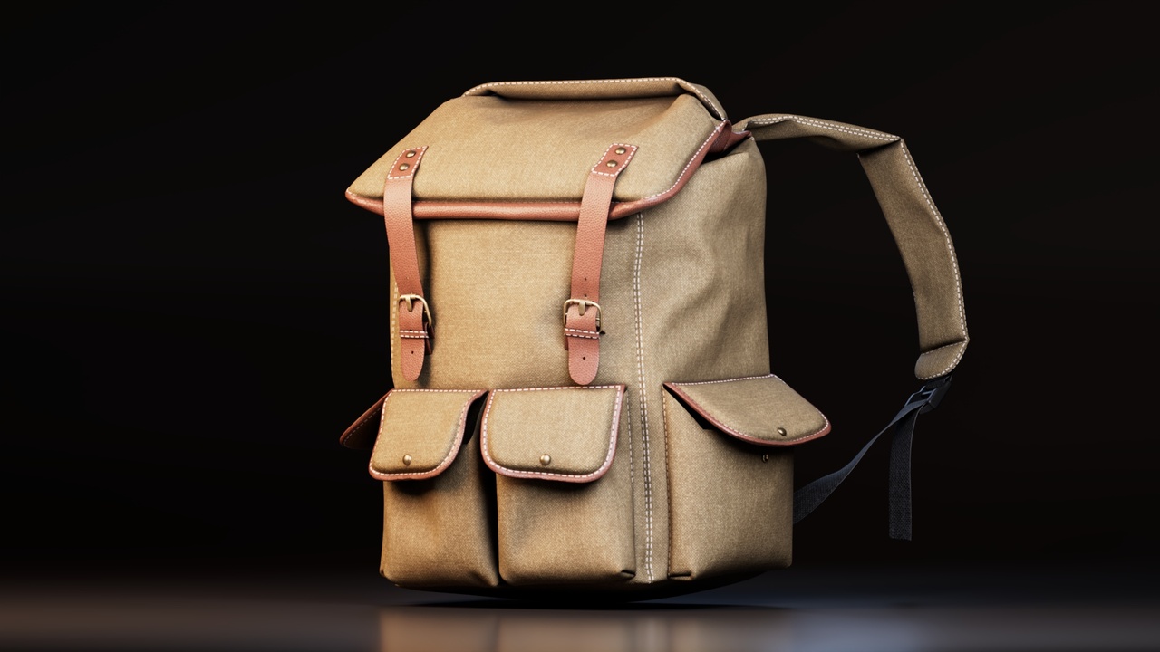 Medium 1 für Eintrag Vintage Canvas Backpack