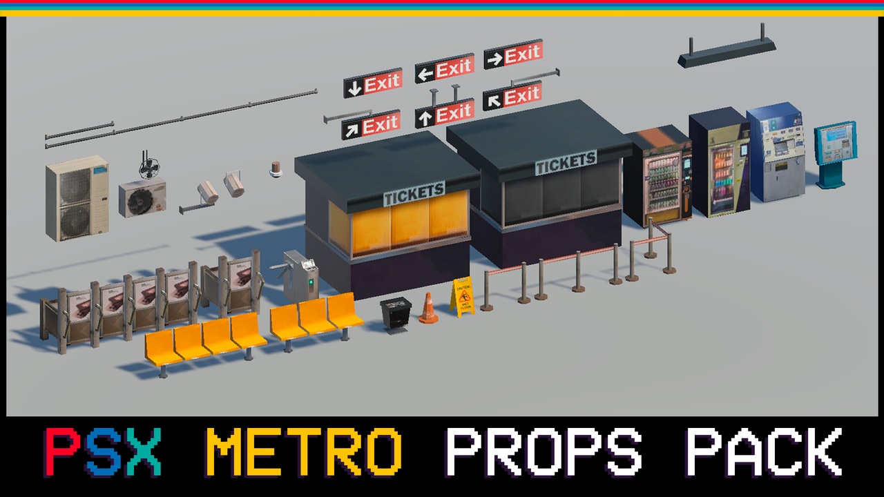 Media 1 for listing PSX Metro Props Pack