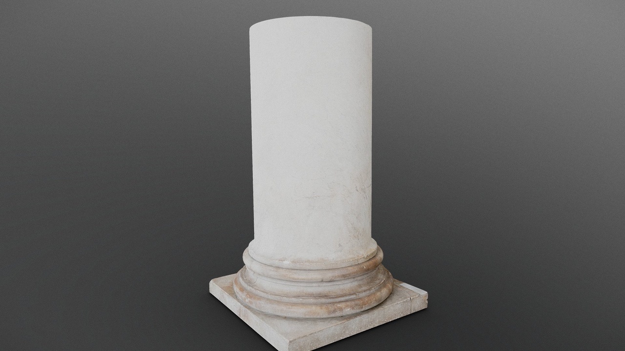 Media 1 for listing White temple pillar collumn