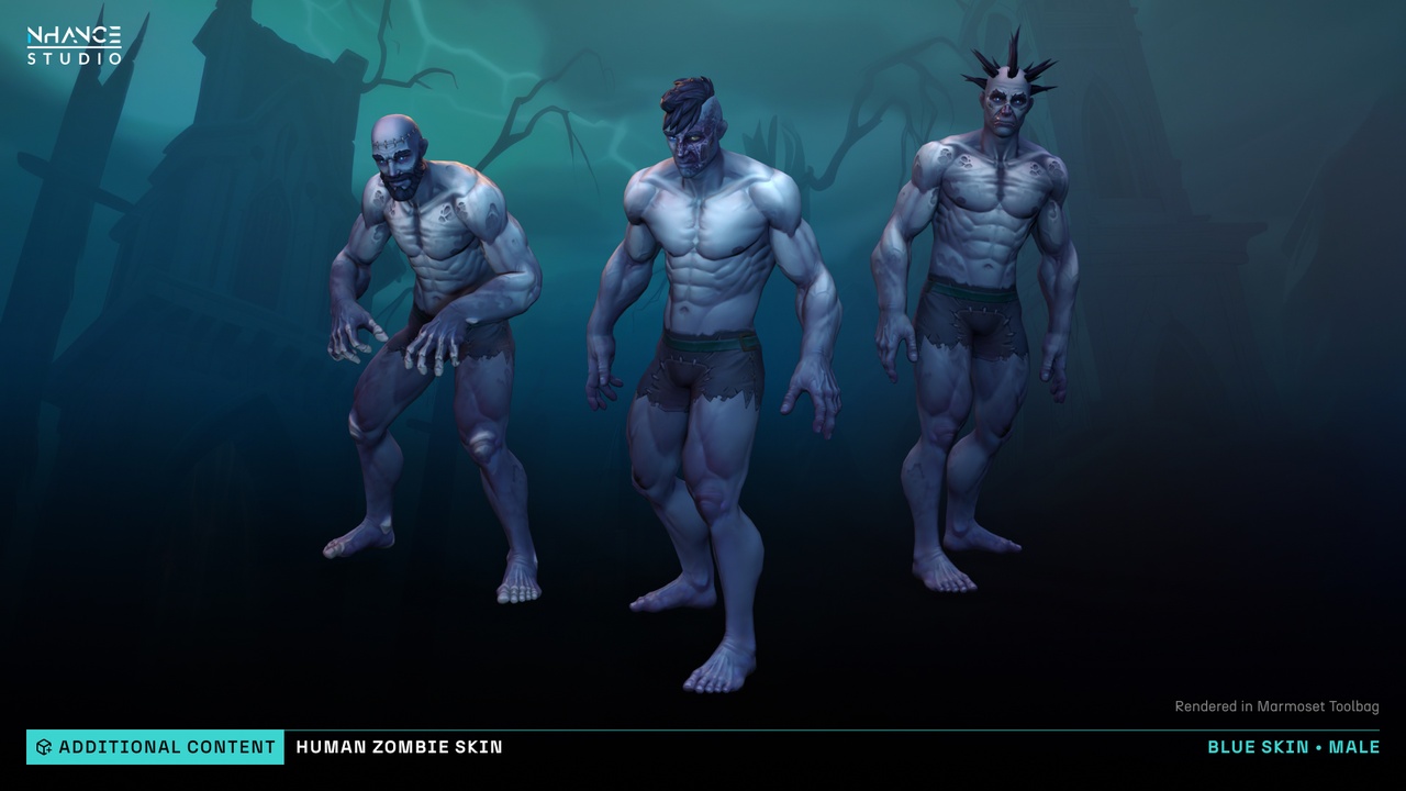 Media 1 for listing Stylized Human Zombie Customization