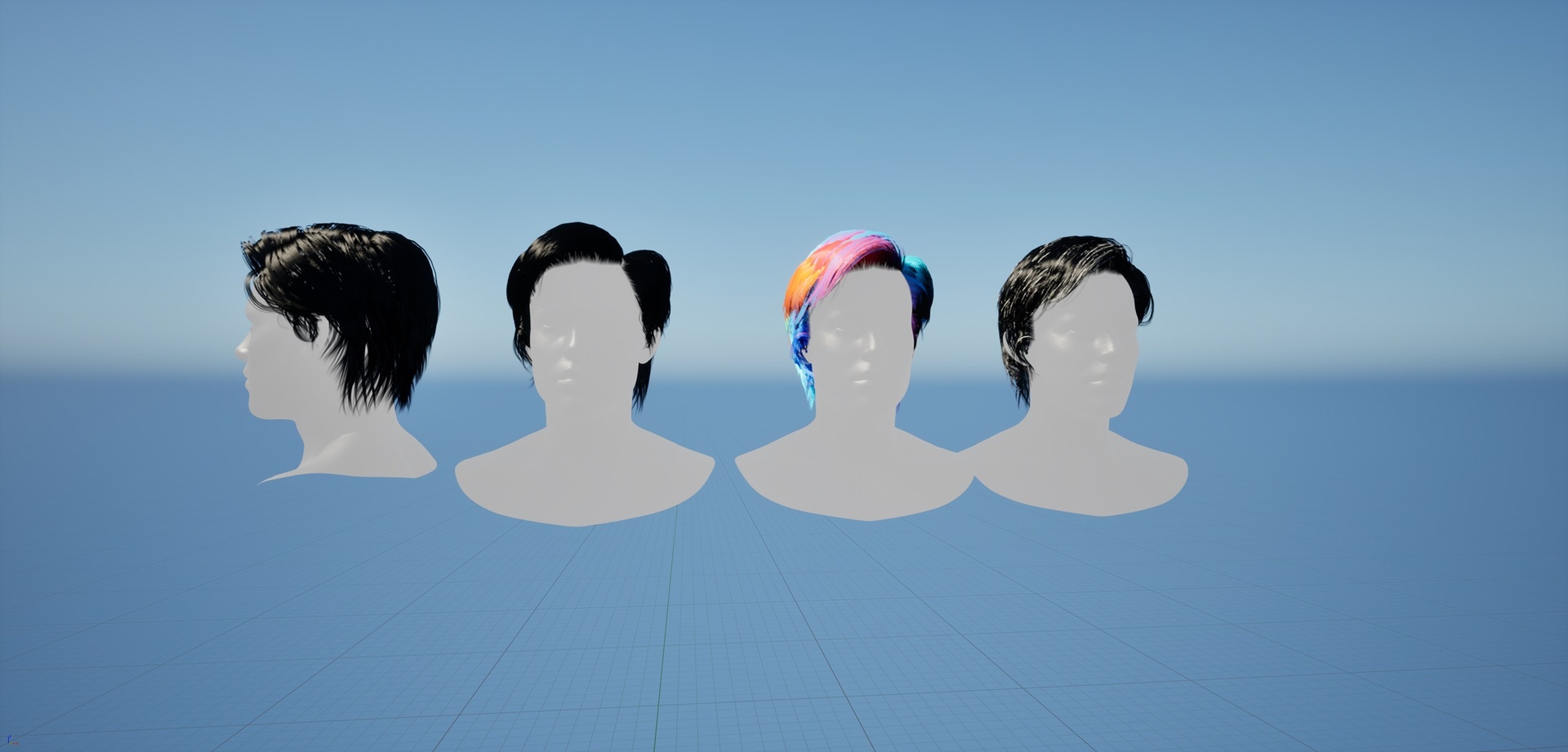 Media 1 for listing Real-time Realistic Male Hairstyle 04 Groom for Humans