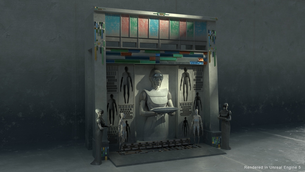 Sci-Fi Shrine Props VOL 1 제품 등록을 위한 미디어 1개