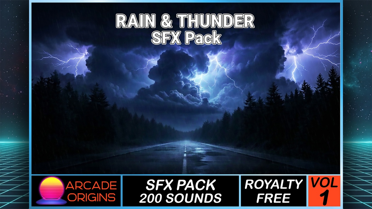 Media 1 for listing Rain & Thunder SFX Pack - Vol. 1