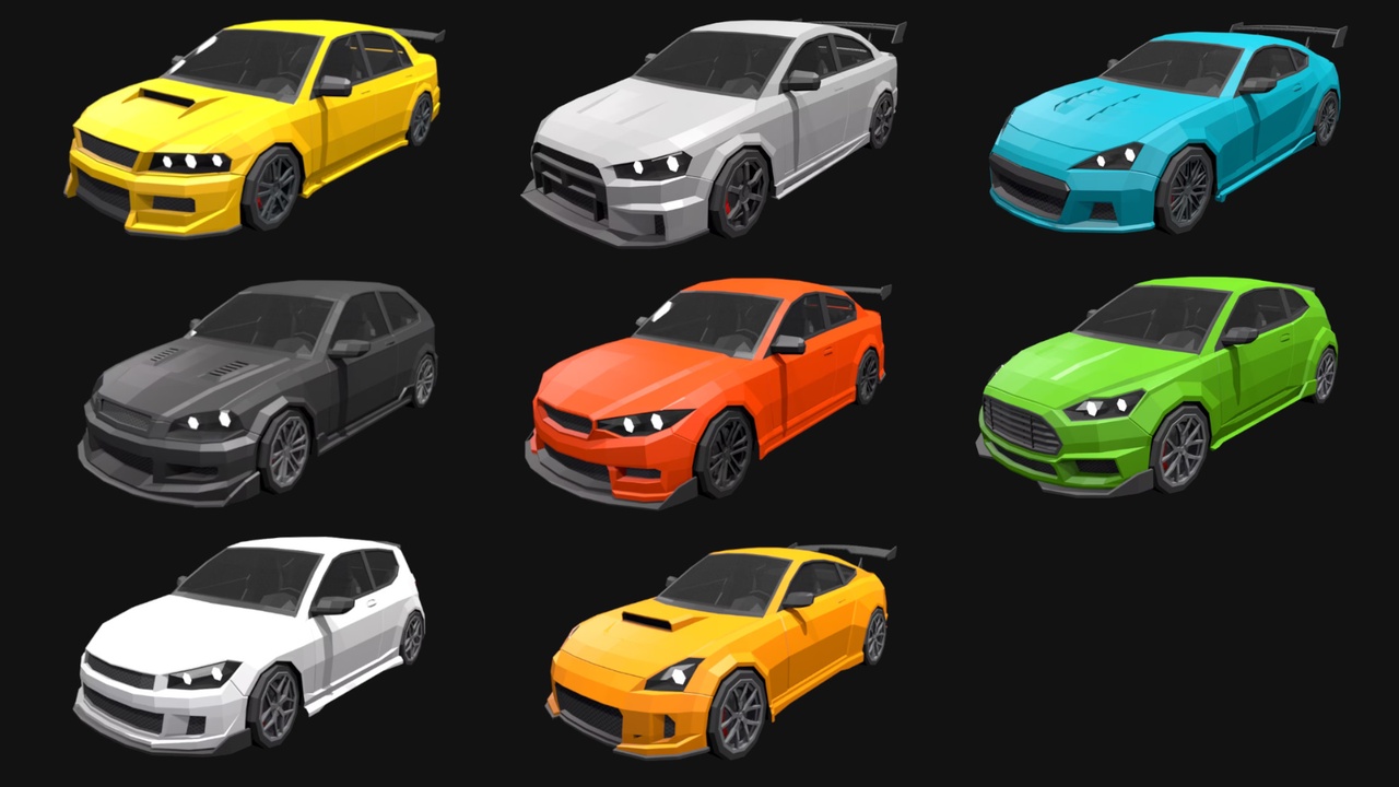 Low Poly - Cars 제품 등록을 위한 미디어 1개