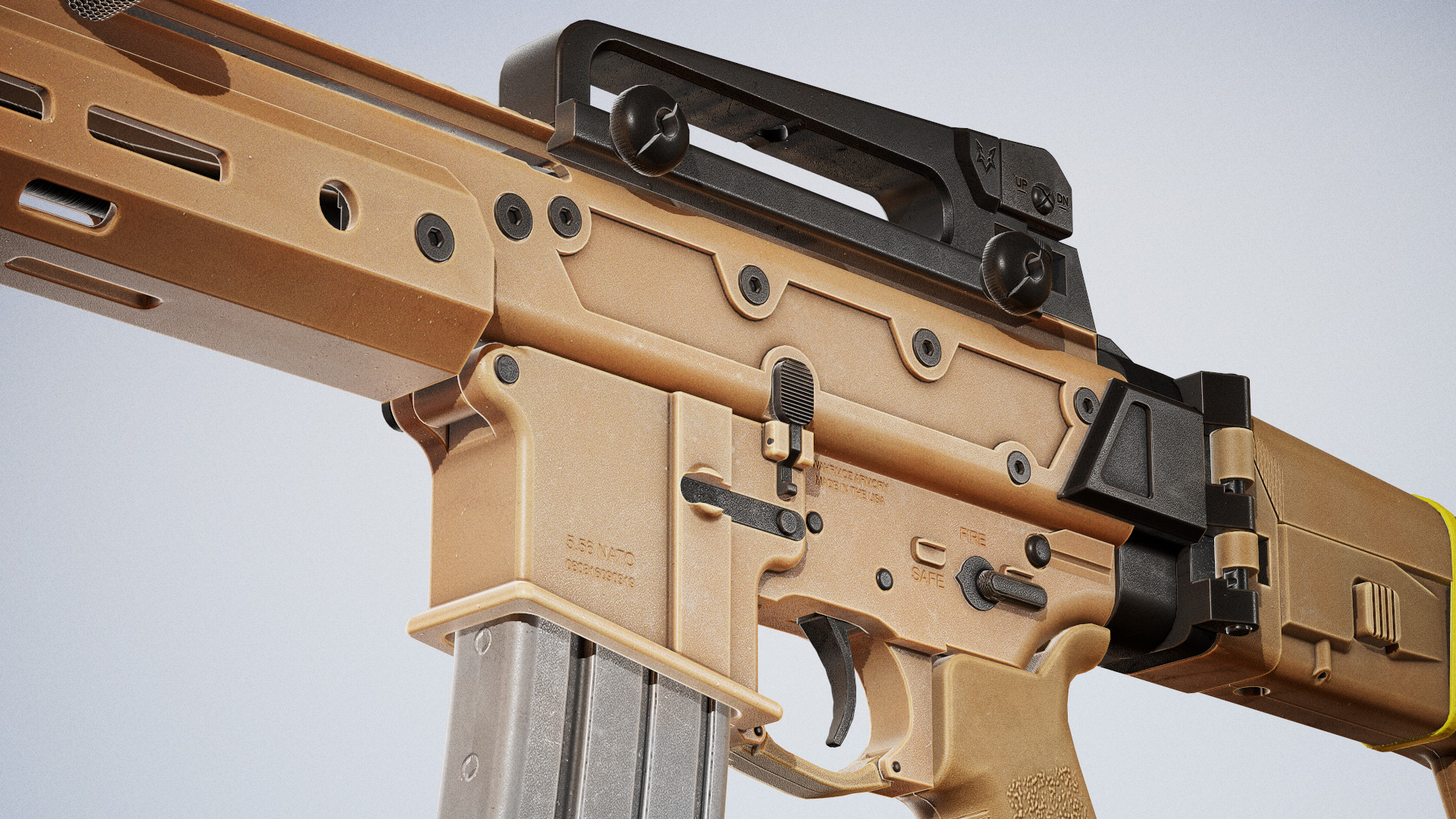 Modern Combat Rifle - Optimized & Game Ready | Fab