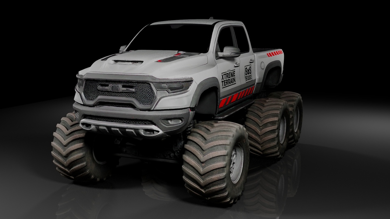 Media 1 for listing "3D Monster truck "