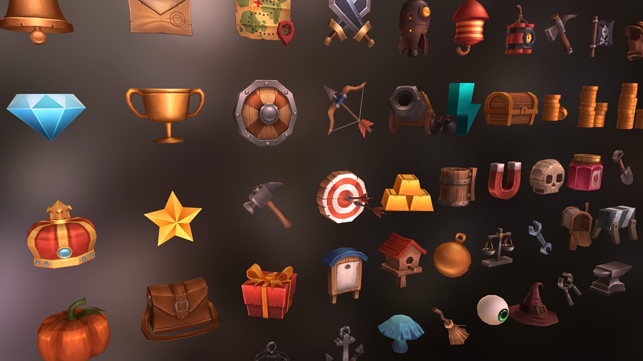 Media 1 for listing 3D Props - RPG 50 Set2