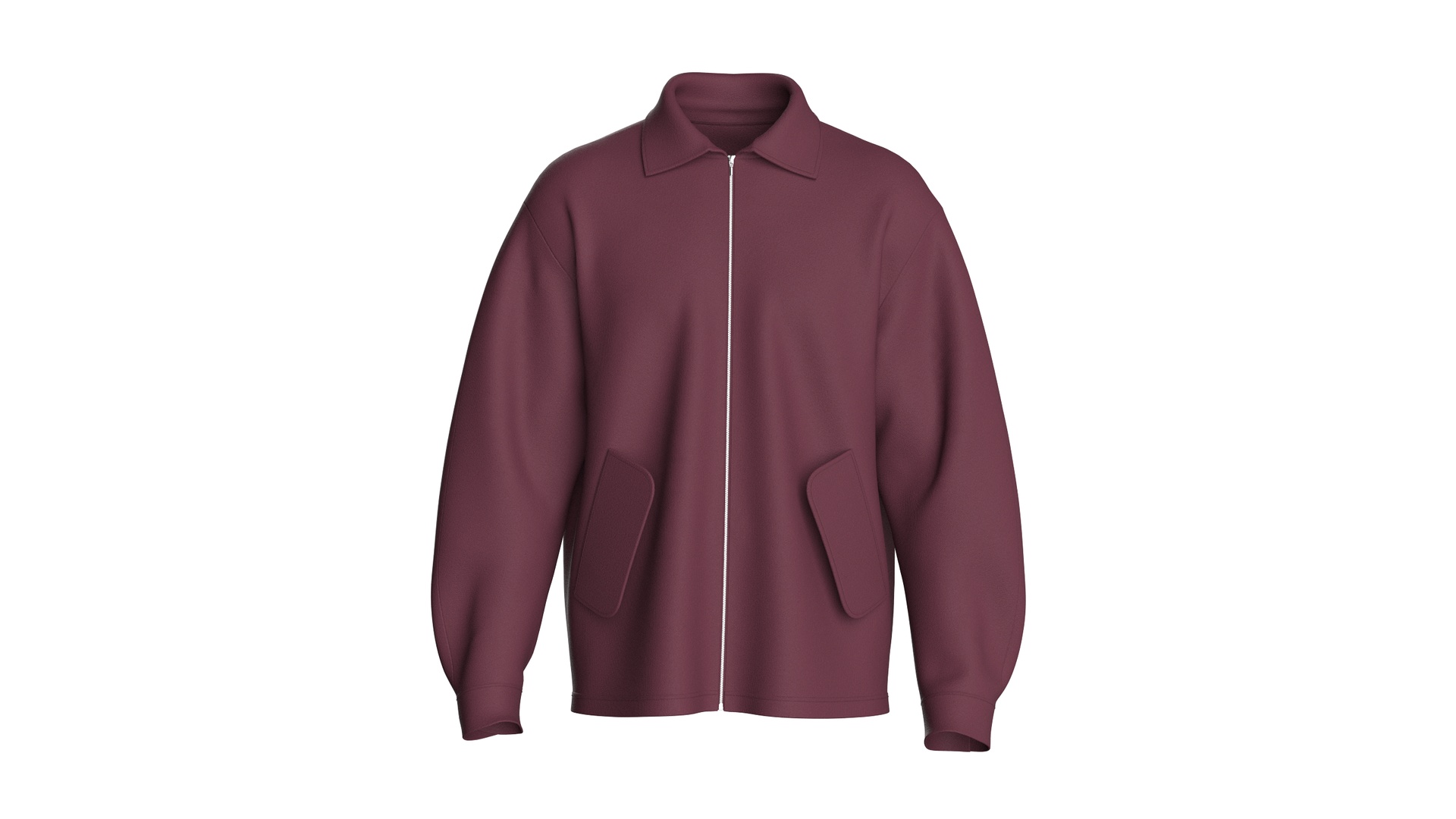 Media 1 for listing Men Zip - Up Jacket With Flap Pockets