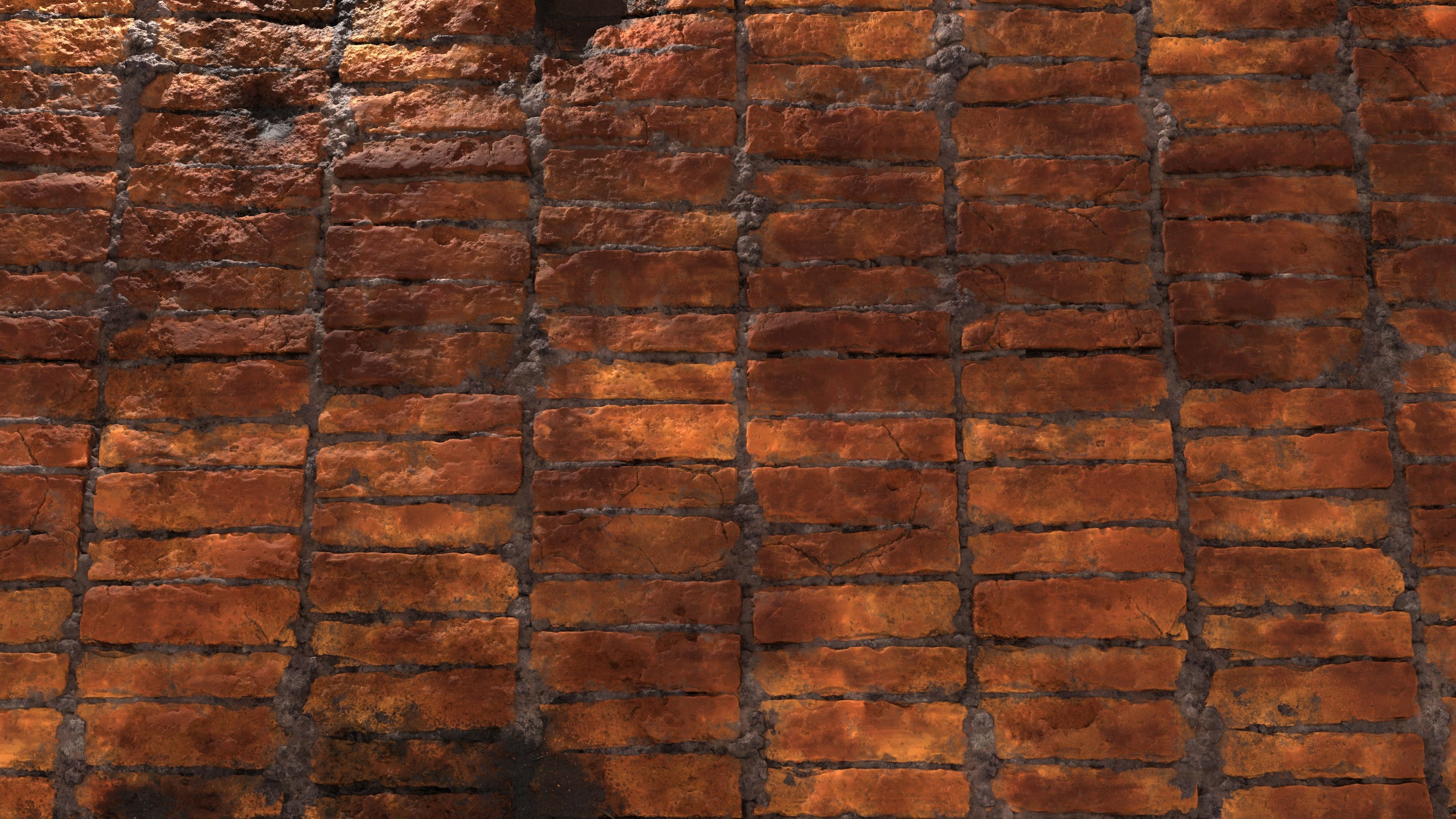 Media 1 for listing Damaged Brick Wall 8K PBR Texture