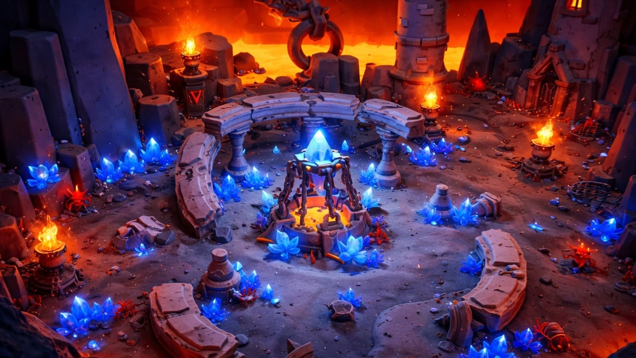 Media 1 for listing Inferno World 2 – Low Poly 3D Models Pack