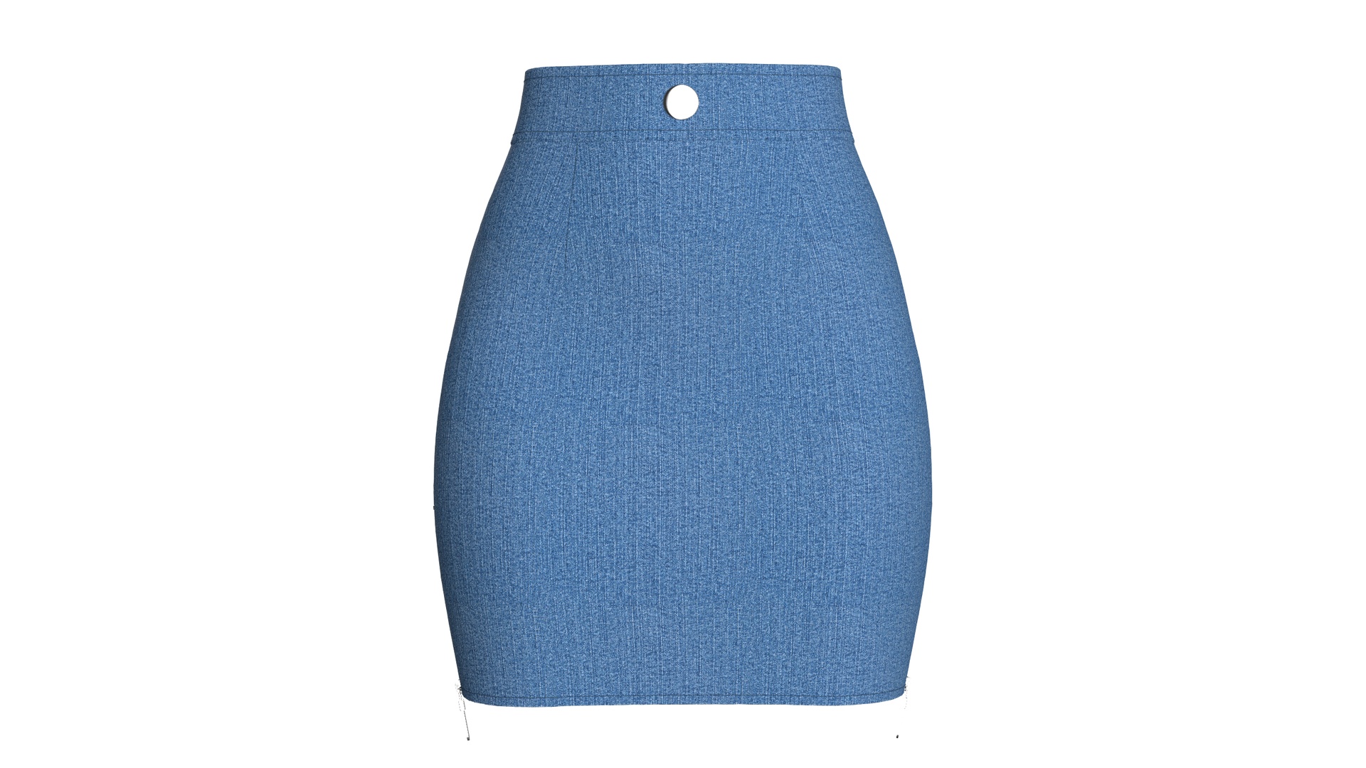 Media 1 for listing Girls Denim Bodycon Skirt | High Poly