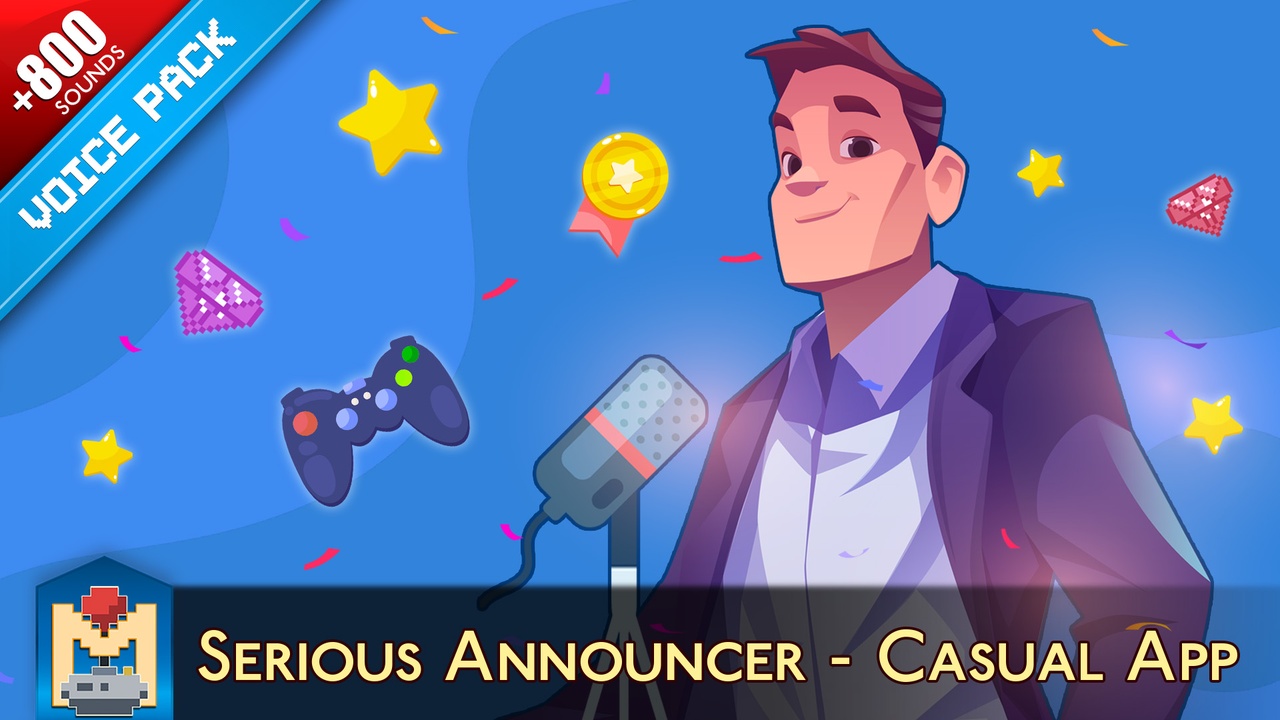 Media 1 for listing Casual App Serious Male Voice Announcer