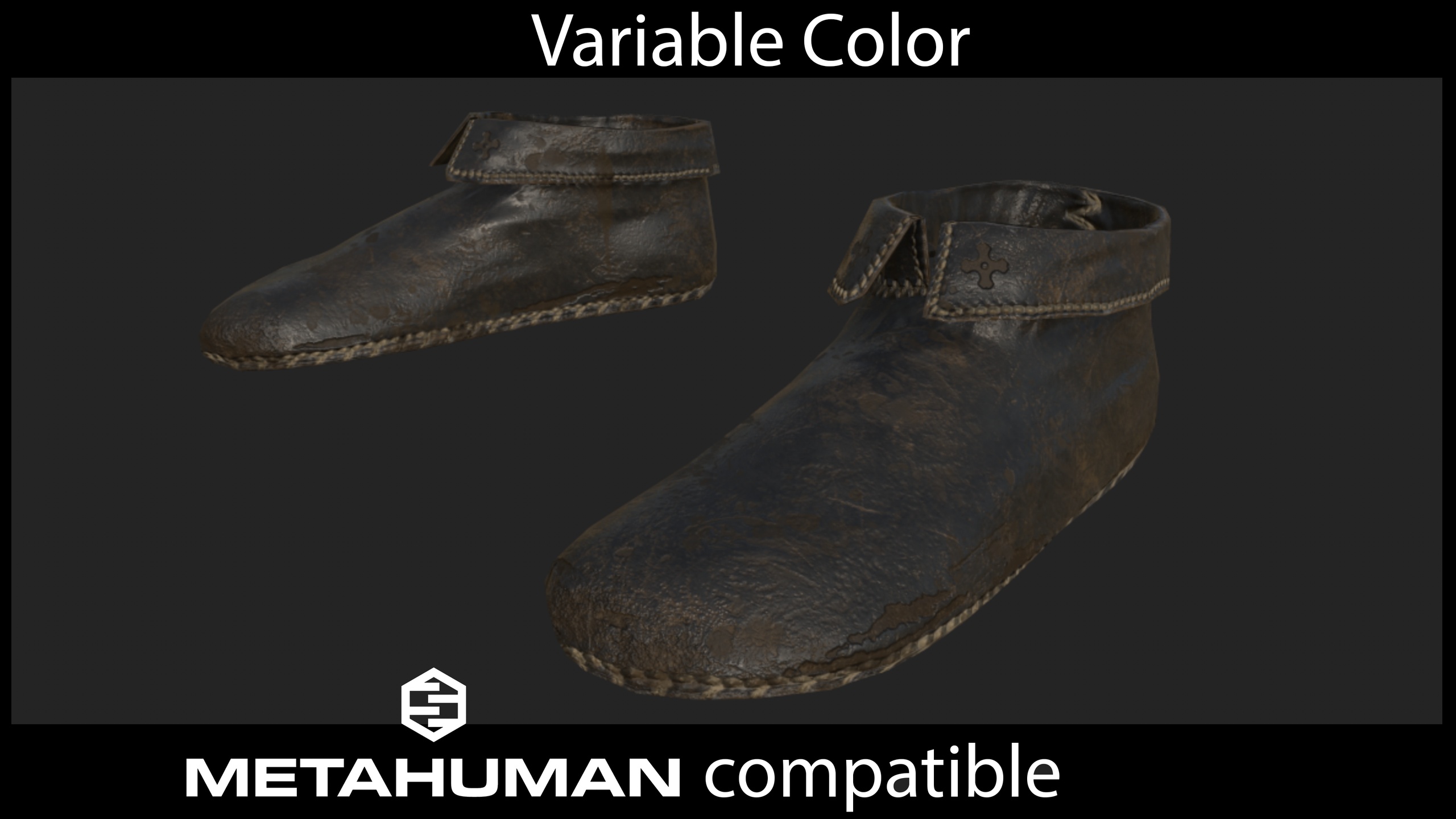 Media 1 for listing Medieval Old Shoes