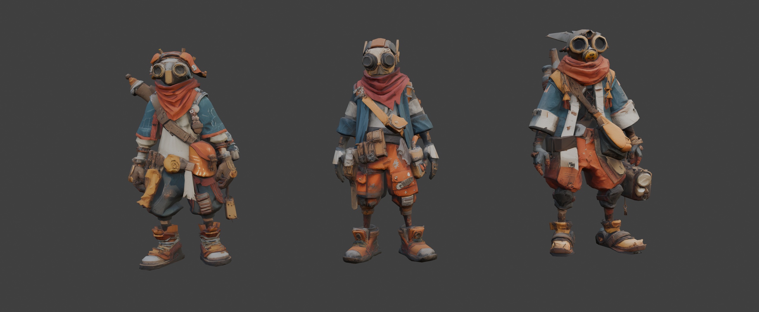 Media 1 for listing Wilderness Masked Scouts 🧭 (LowPoly)