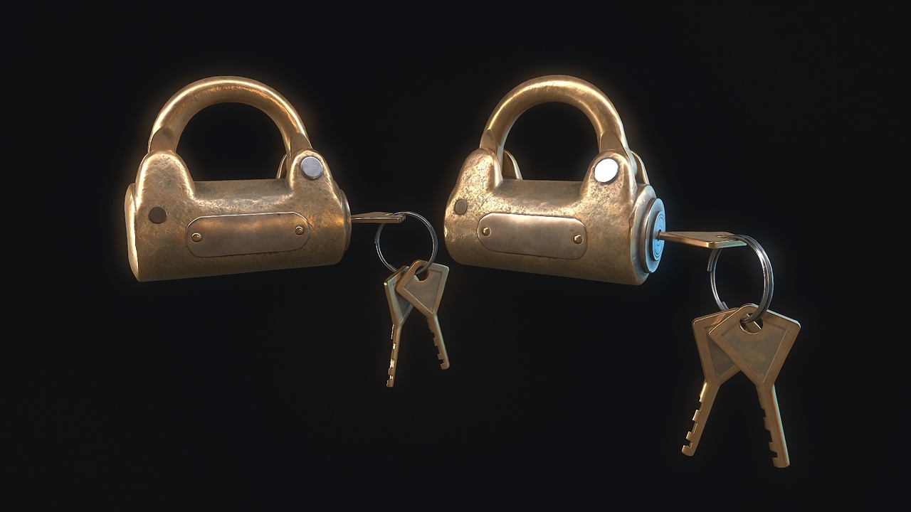 Media 1 for listing Vintage Padlock 10