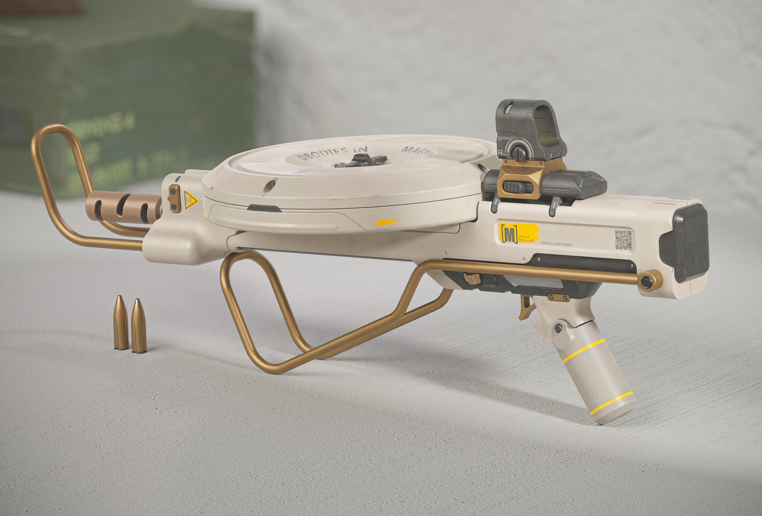 Media 1 for listing Futuristic Mini LMG Weapon PBR