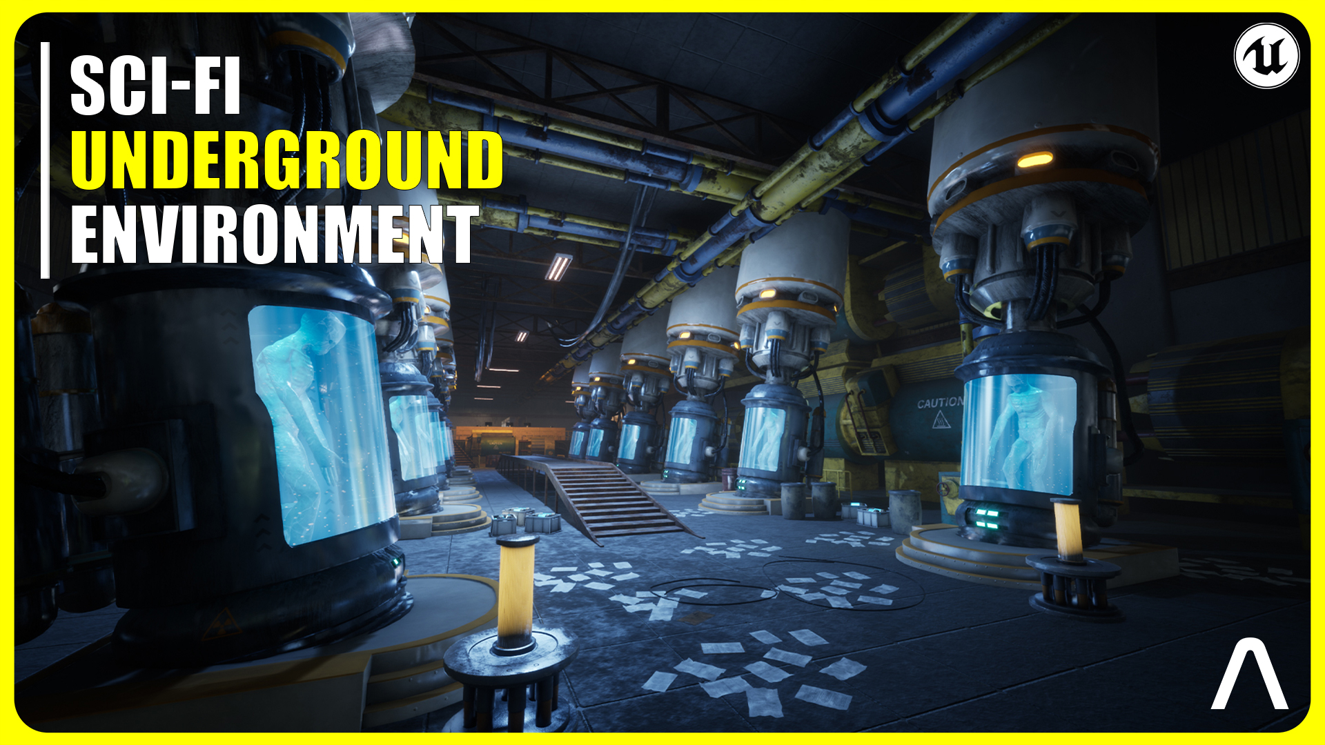 Sci-fi Underground facility | Fab