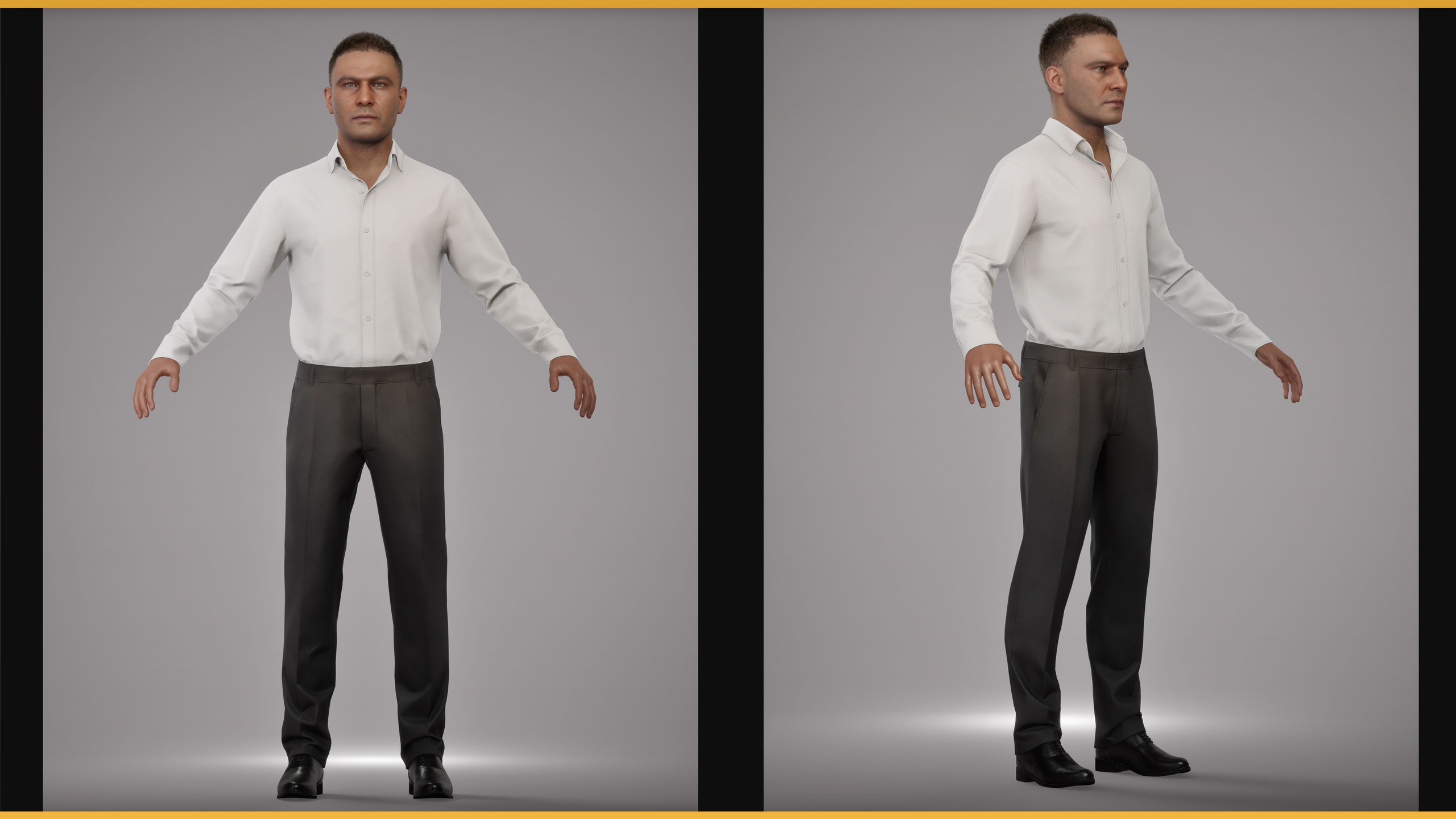 Media 1 for listing Classic_Business_Suit_Outfit_002_For Metahumans - MHPKG