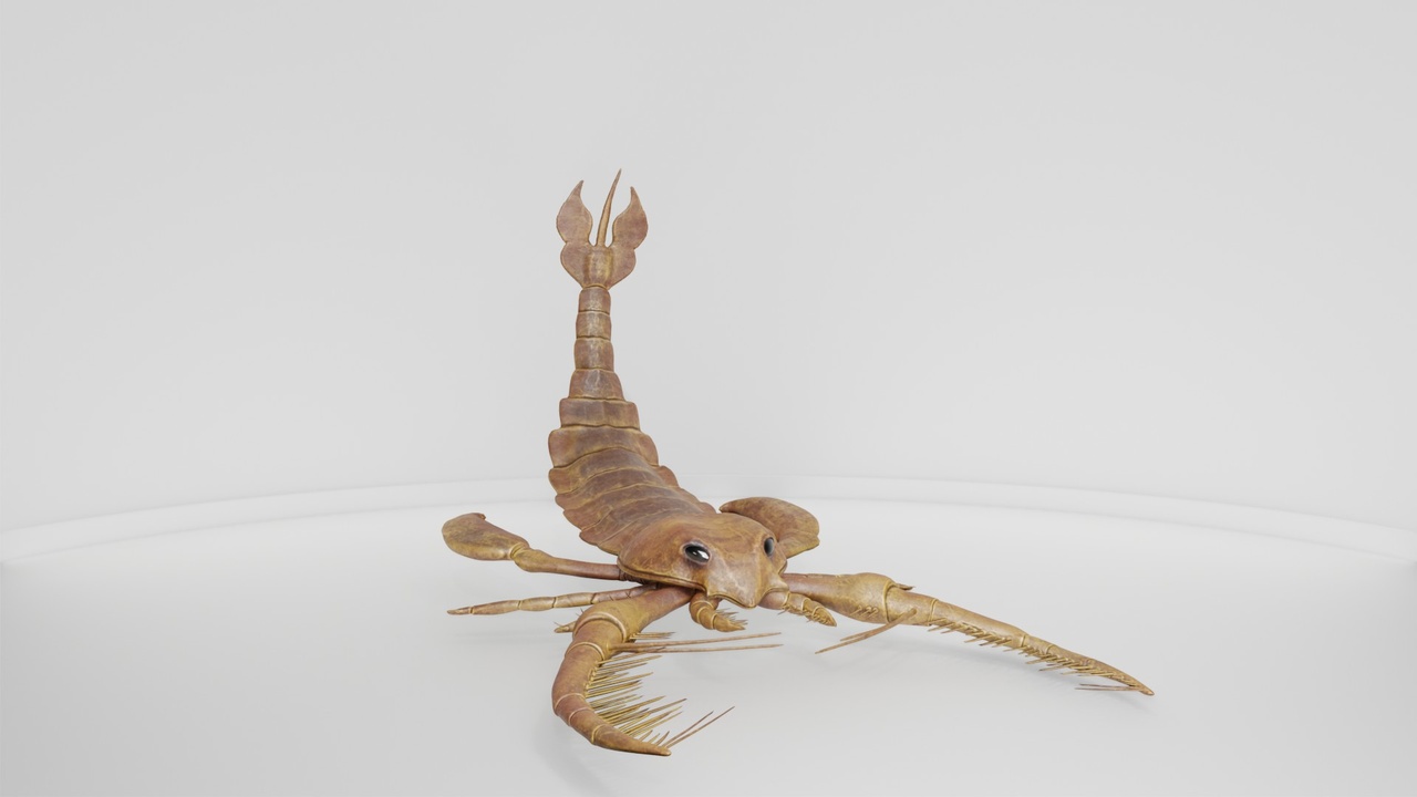 Media 1 for listing Realistic Sea Scorpion Jaekelopterus Creature