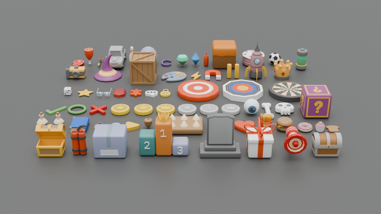 Media 1 for listing Game Assets-Low Poly Pack