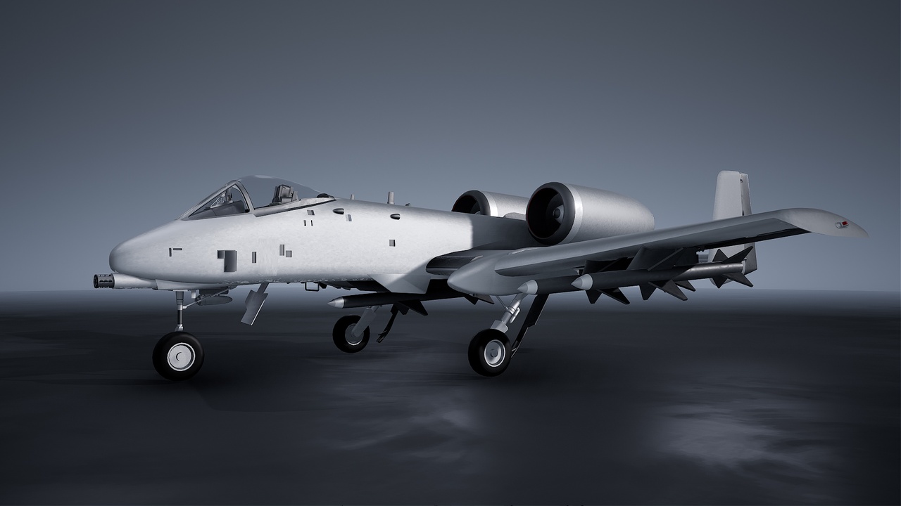 Media 1 for listing A-10 Thunderbolt Aircraft 3D Model