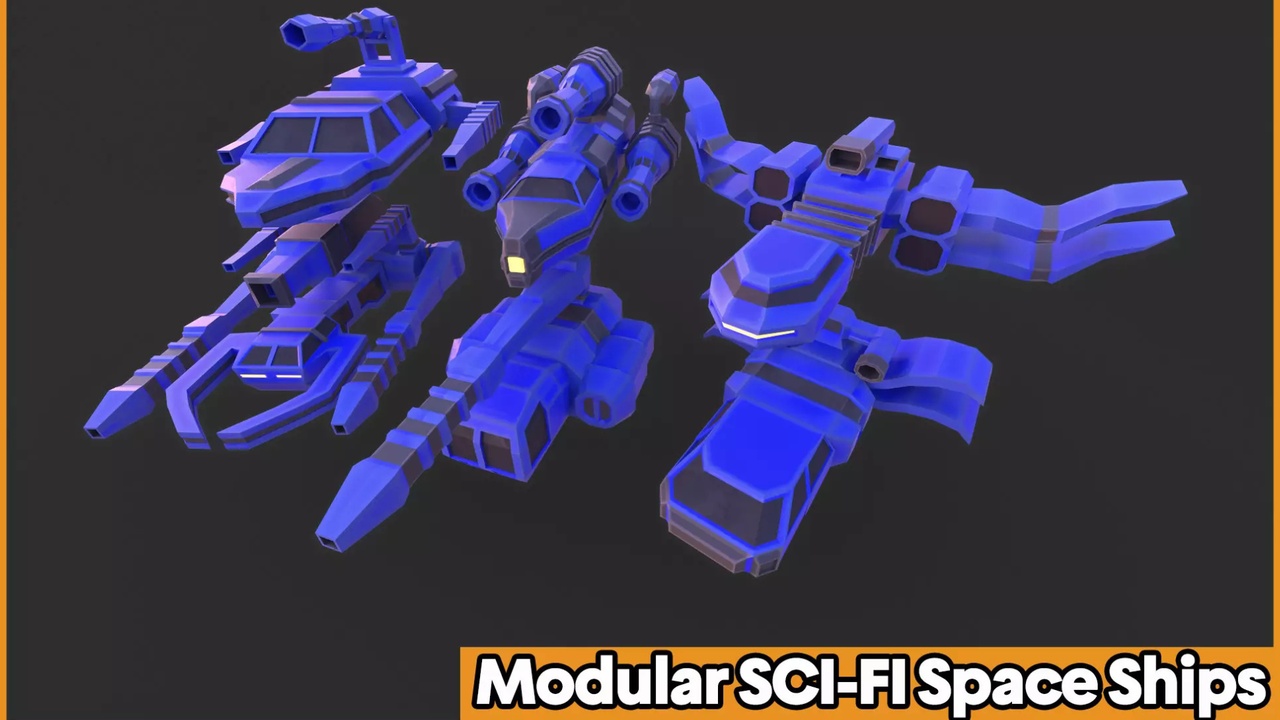 Media 1 for listing Modular SCI-FI Space Ships