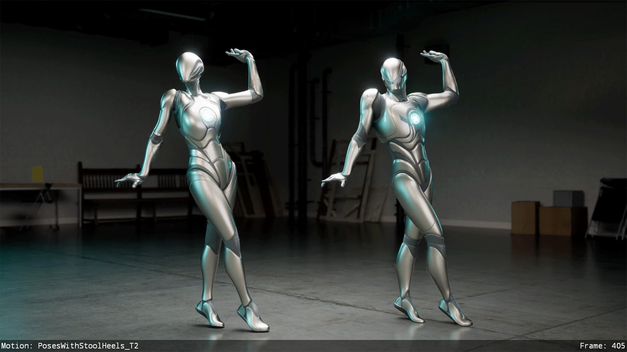 Media 1 for listing Poses In Heels Mocap