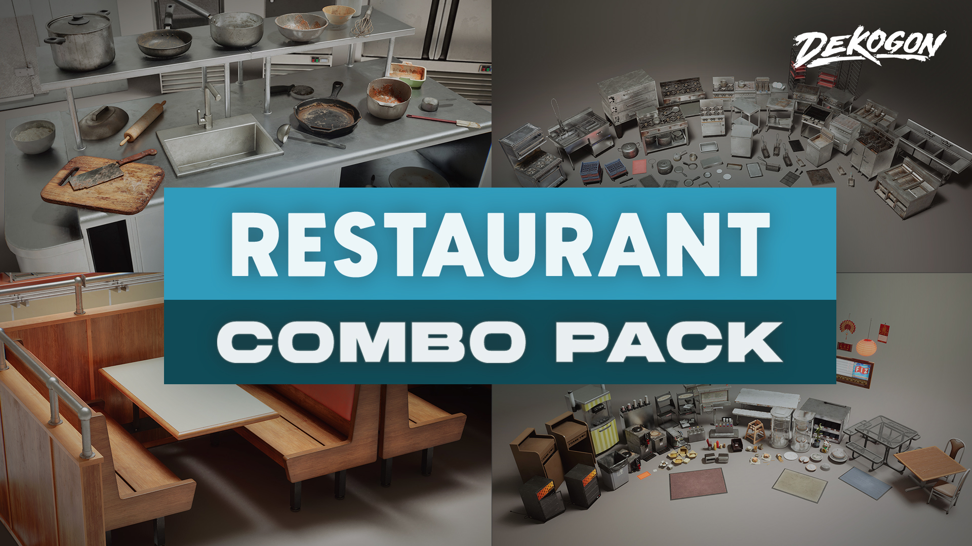 RESTAURANT - COMBO Prop Pack (VOL 1-4) | Fab