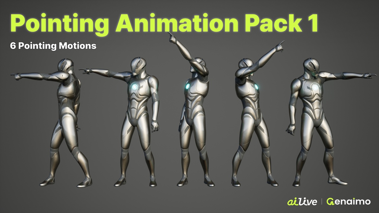 Media 1 for listing Pointing Animation Pack 1