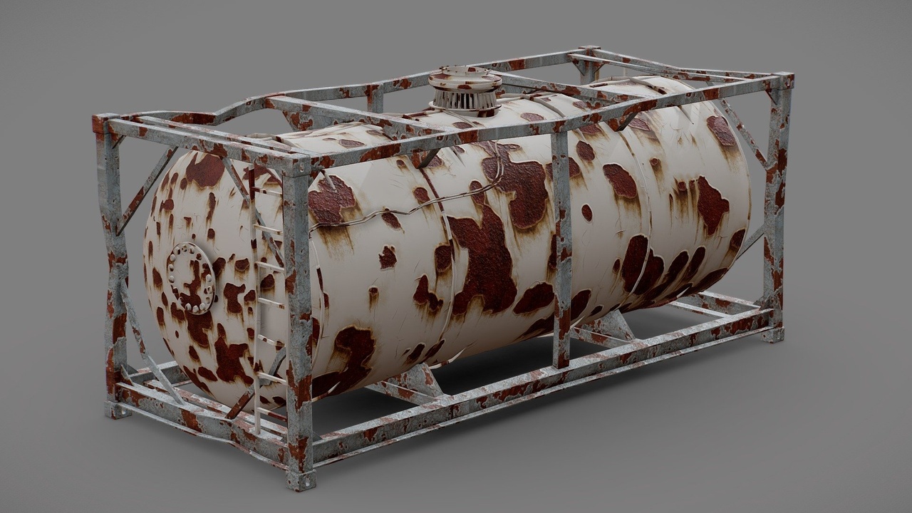 Media 1 for listing Old Rusty Tank Container