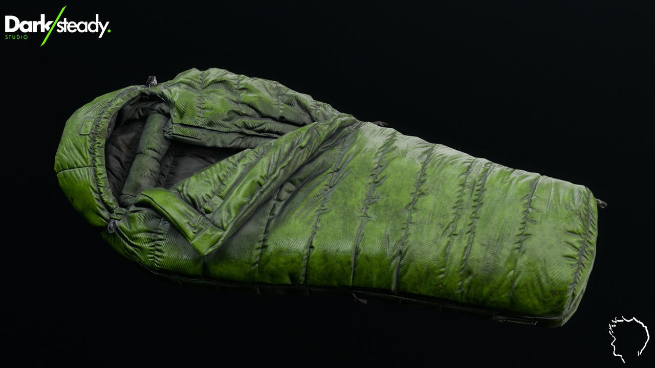 Media 1 for listing Sleeping Bag - PBR Game-Ready
