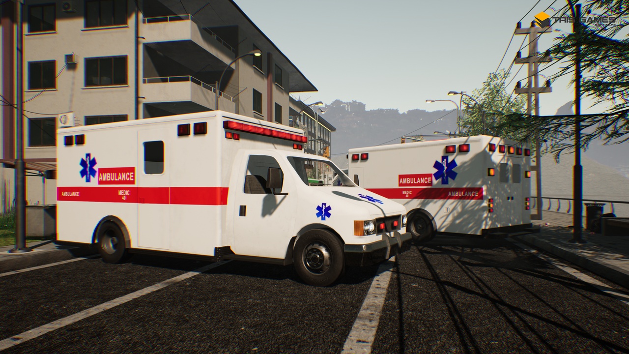 Media 1 for listing Drivable / Interior / Siren System / Horn-Siren Sound / Ambulance Vehicle