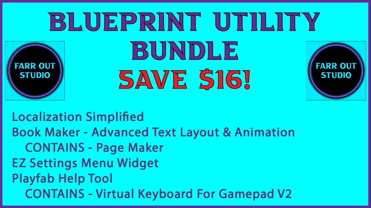 Media 1 for listing Blueprint Utility Bundle - Farr Out Pack 1