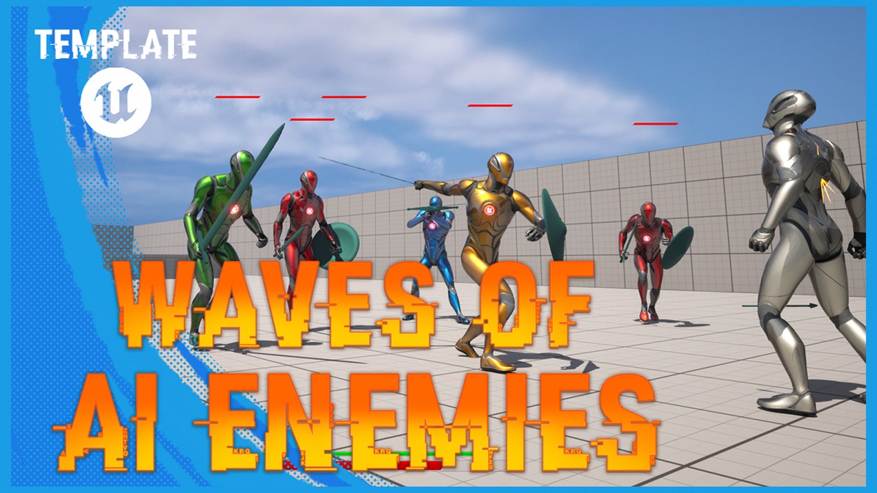 Mídia 1 do anúncio Waves of AI Enemies