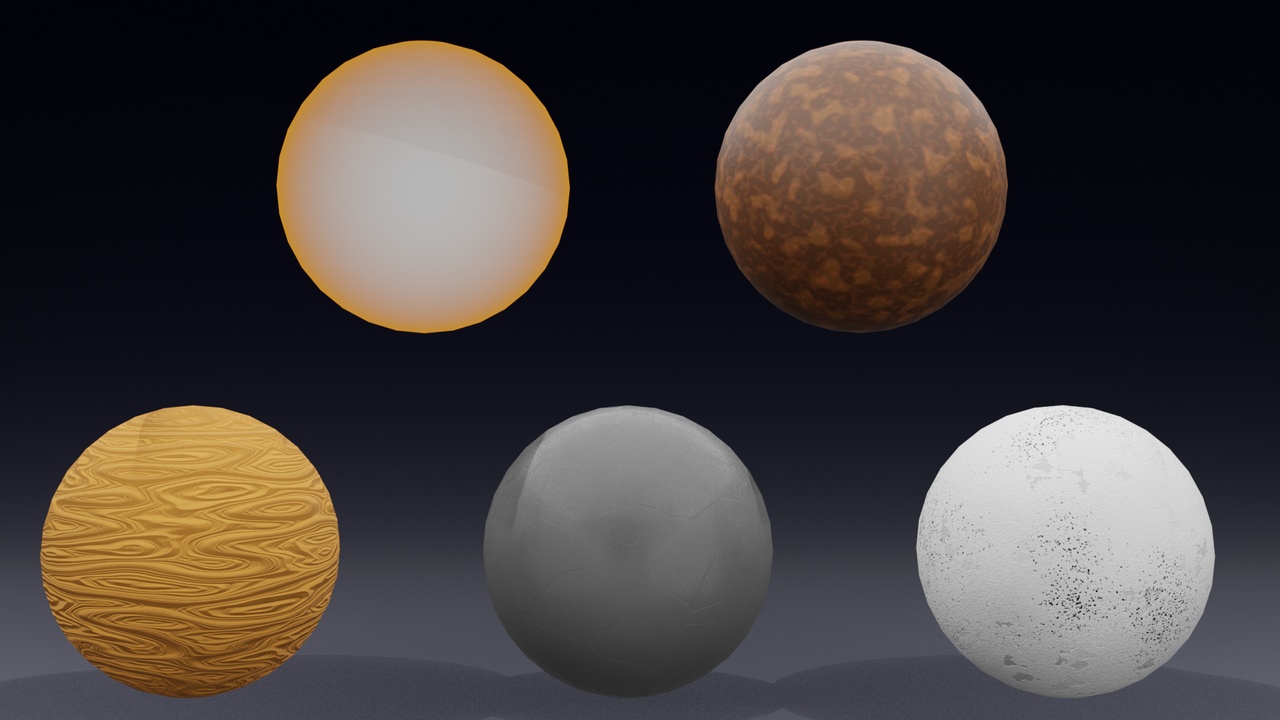 Media 1 for listing Blender Materials Mini Pack