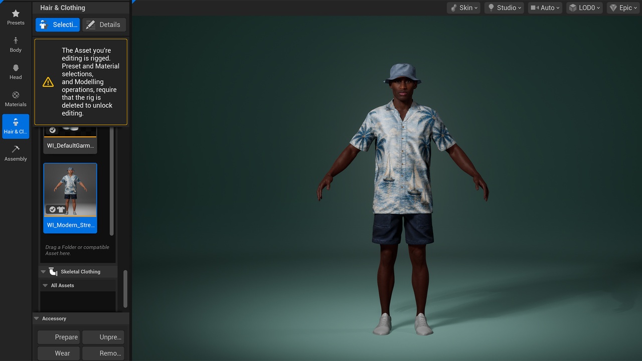 Media 1 for listing MetaHuman Modern Streetwear Bundle - Parametric MetaHuman Clothing