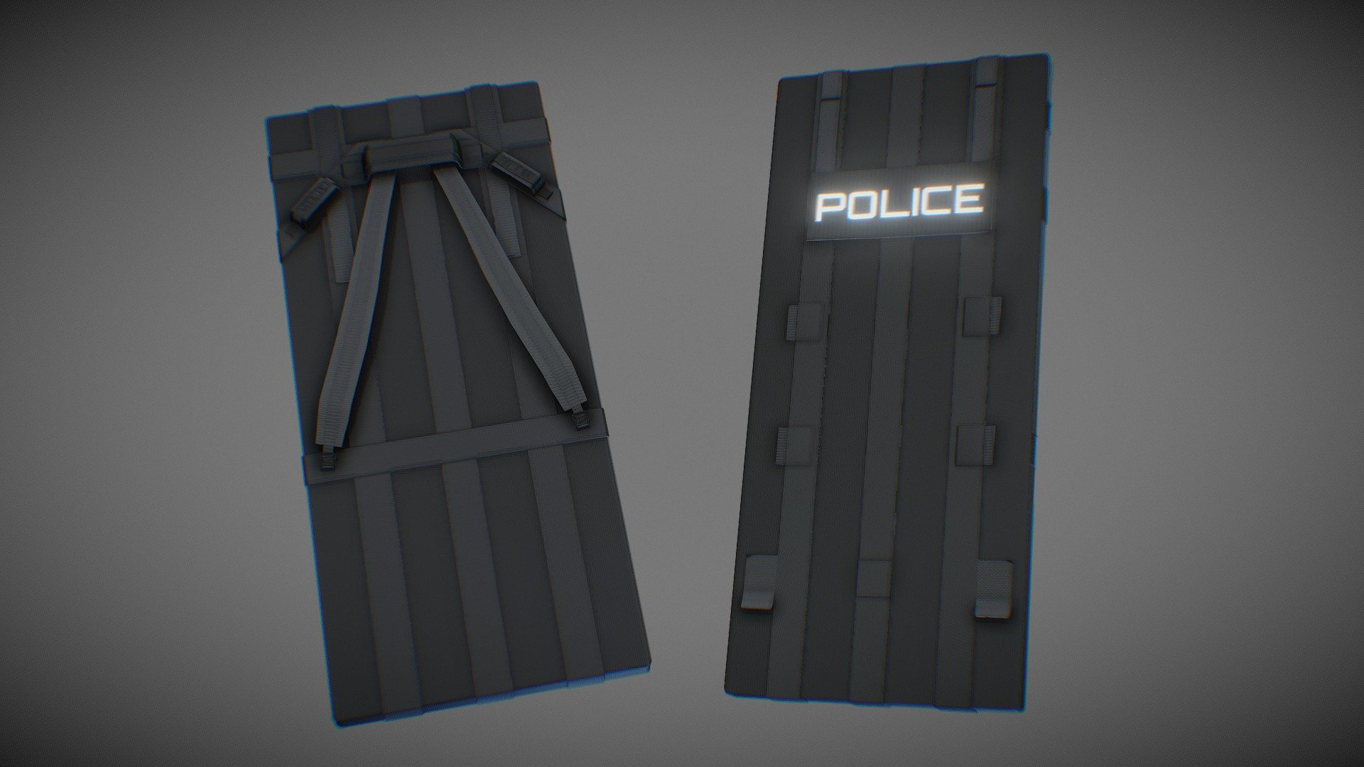 Police kevlar shield | Fab