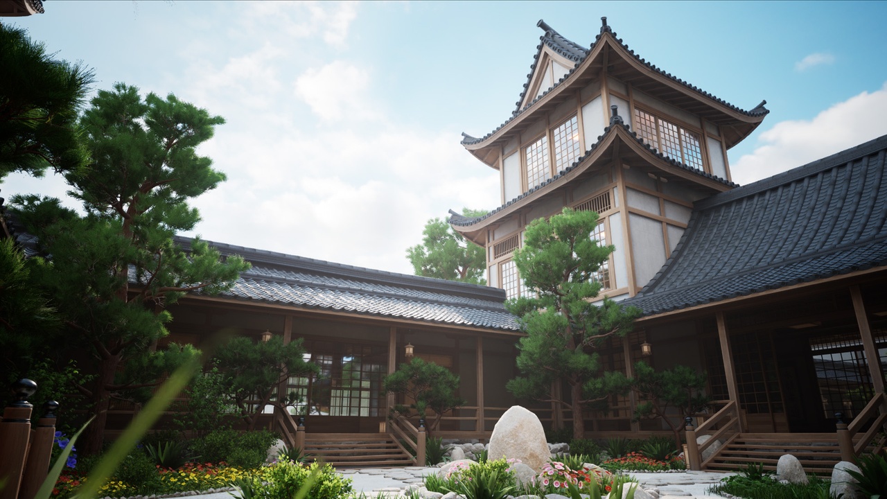商品 Japanese Courtyard [Ryokan] 的媒体 1