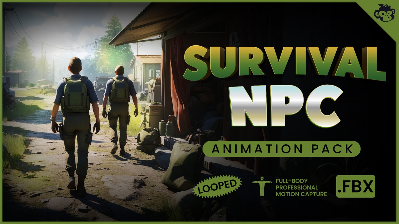 Media 1 for listing Survival NPC Animation Pack