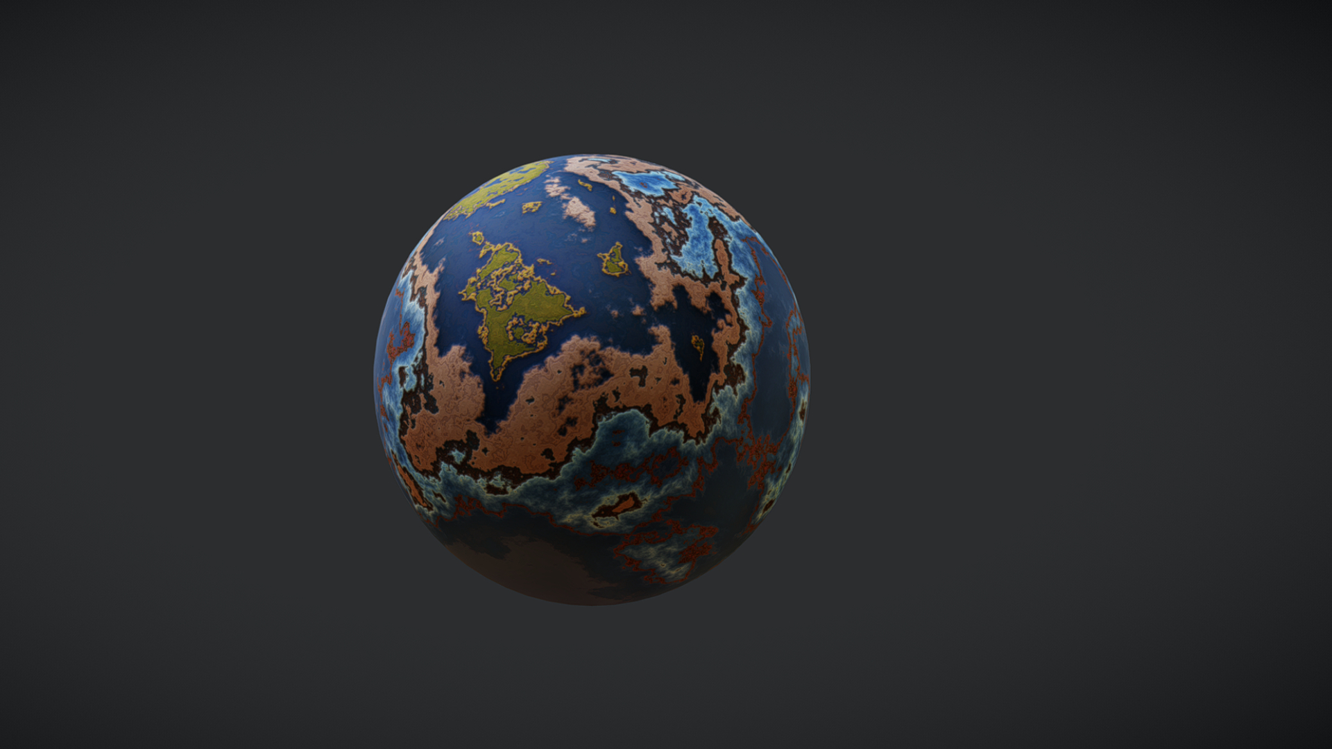 8k Stylized Planet 50 | Fab