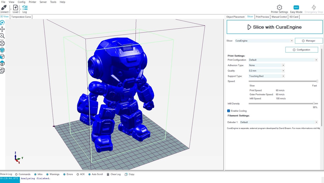 Media 1 for listing ROBOT   - 3D Printable Robot Model (FBX)
