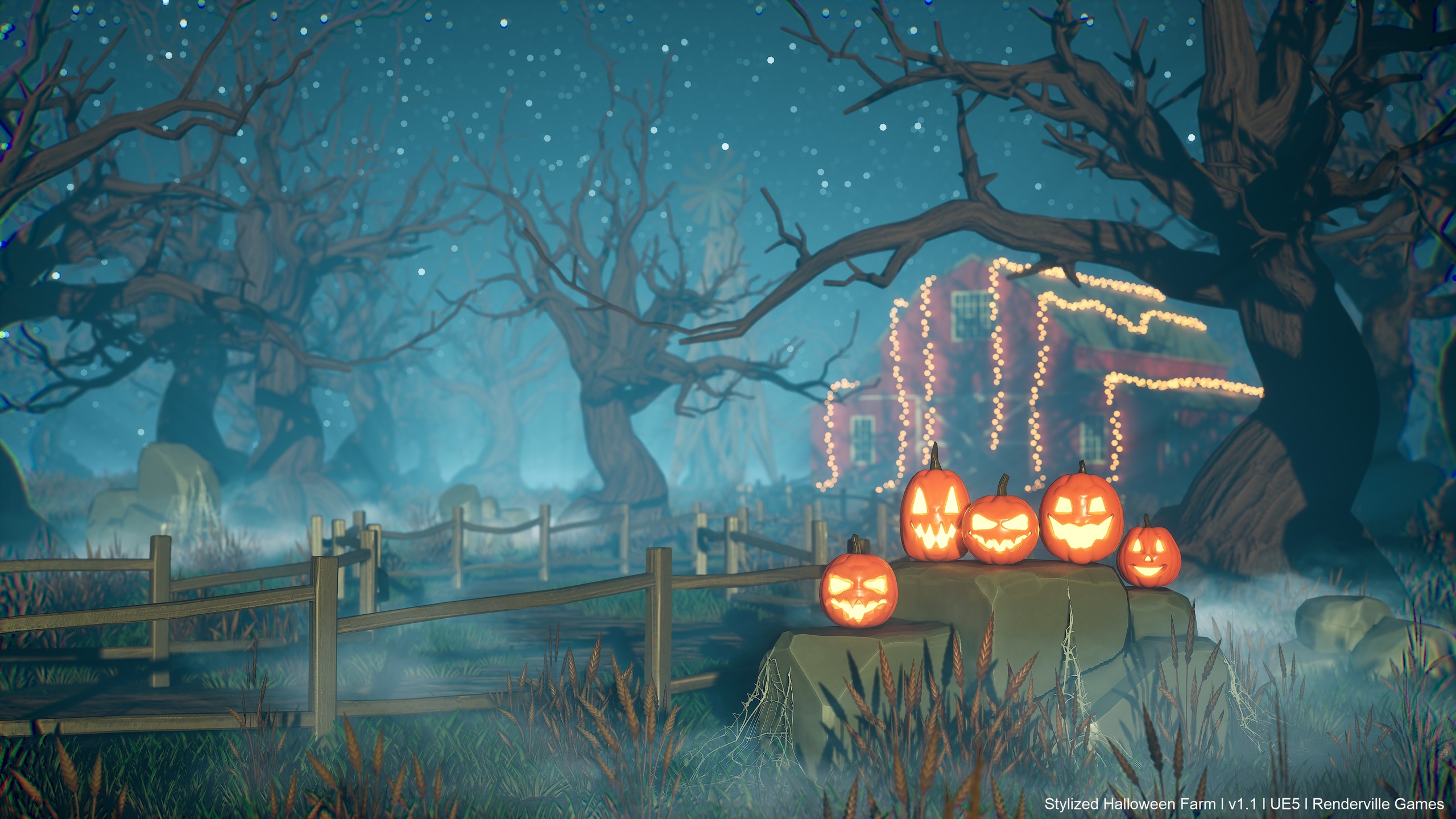 Media 1 for listing Stylized Halloween Farm