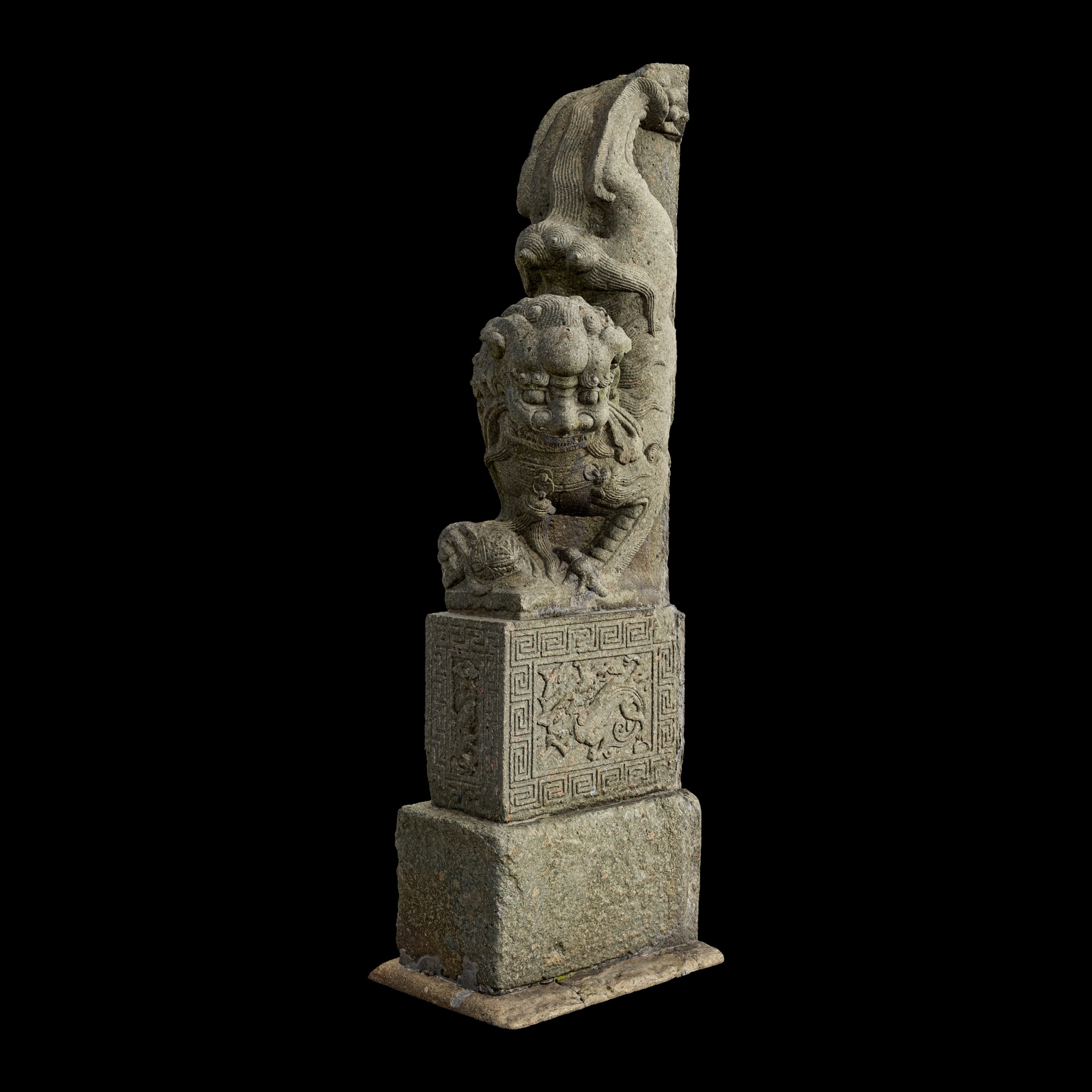 Media 1 for listing Stone Lion Drum