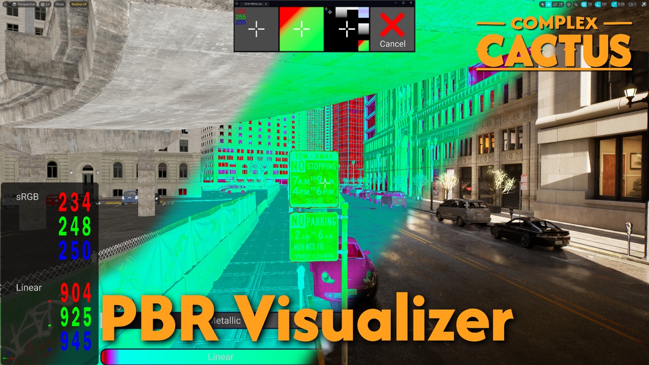 Media 1 for listing PBR Visualizer - a Material Debugging & Visualization Toolset
