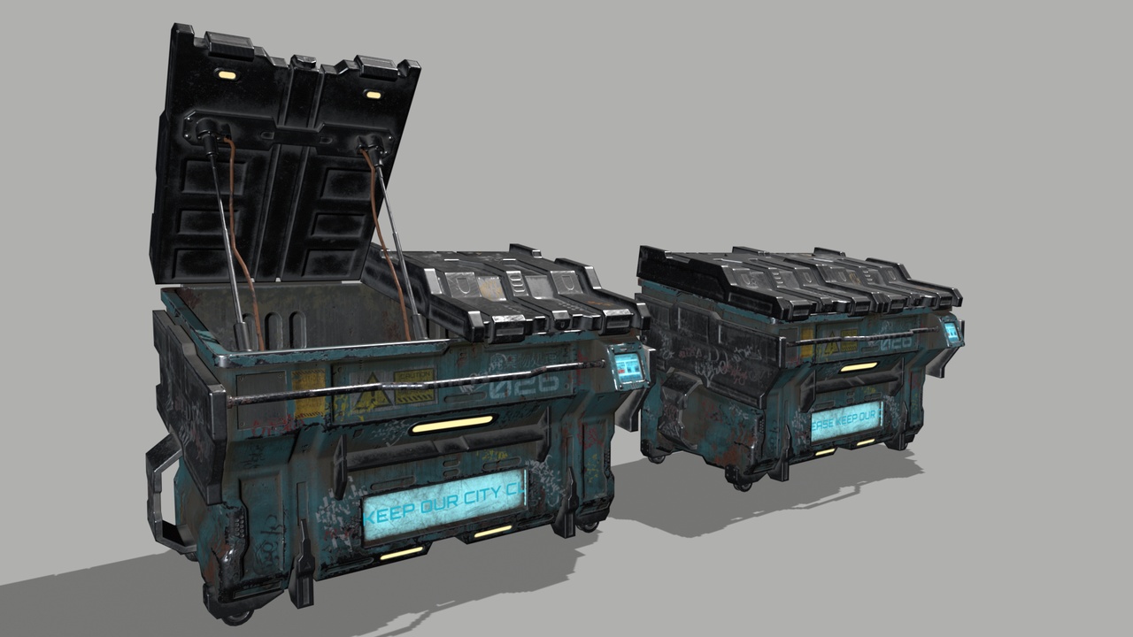 Media 1 for listing Cyberpunk Dumpster
