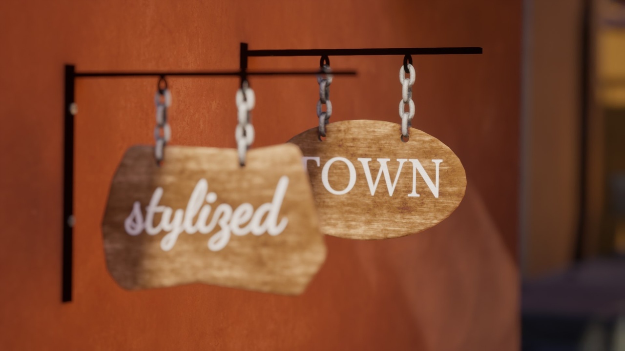 Media 1 for listing 3D Stylized Town Collection